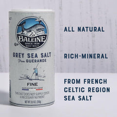 La Baleine Grey Sea Salt on vegetables captures a simple, flavorful finishing note.