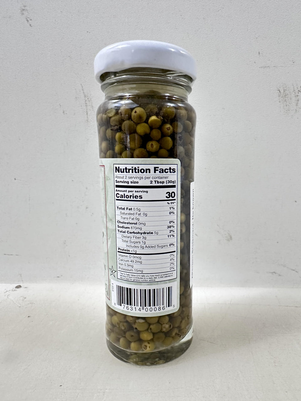 La Caperelle brined green peppercorns jar label shows authentic heritage and easy pantry staple.