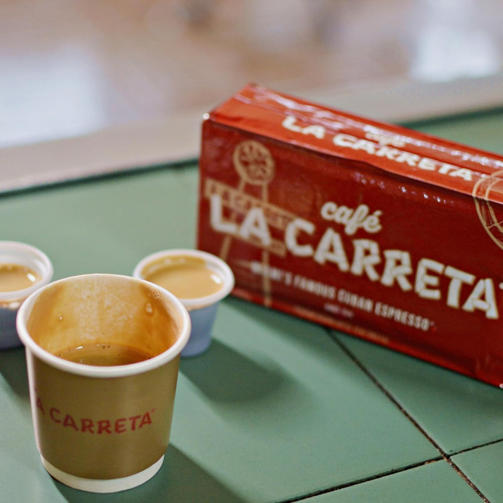La Carreta Cuban snacks pairing idea with a bold espresso