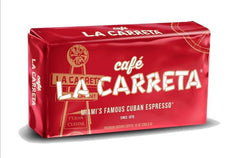 La Carreta premium Cuban coffee beans ready for grinding and grinding consistency