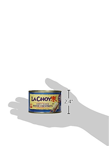 La Choy sliced water chestnuts pack includes 12 cans for easy meal prep.