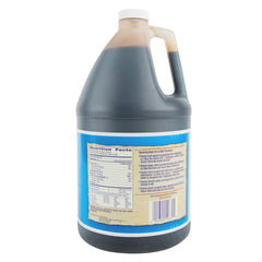 La Choy soy sauce being poured from the bottle, for quick flavor boost.