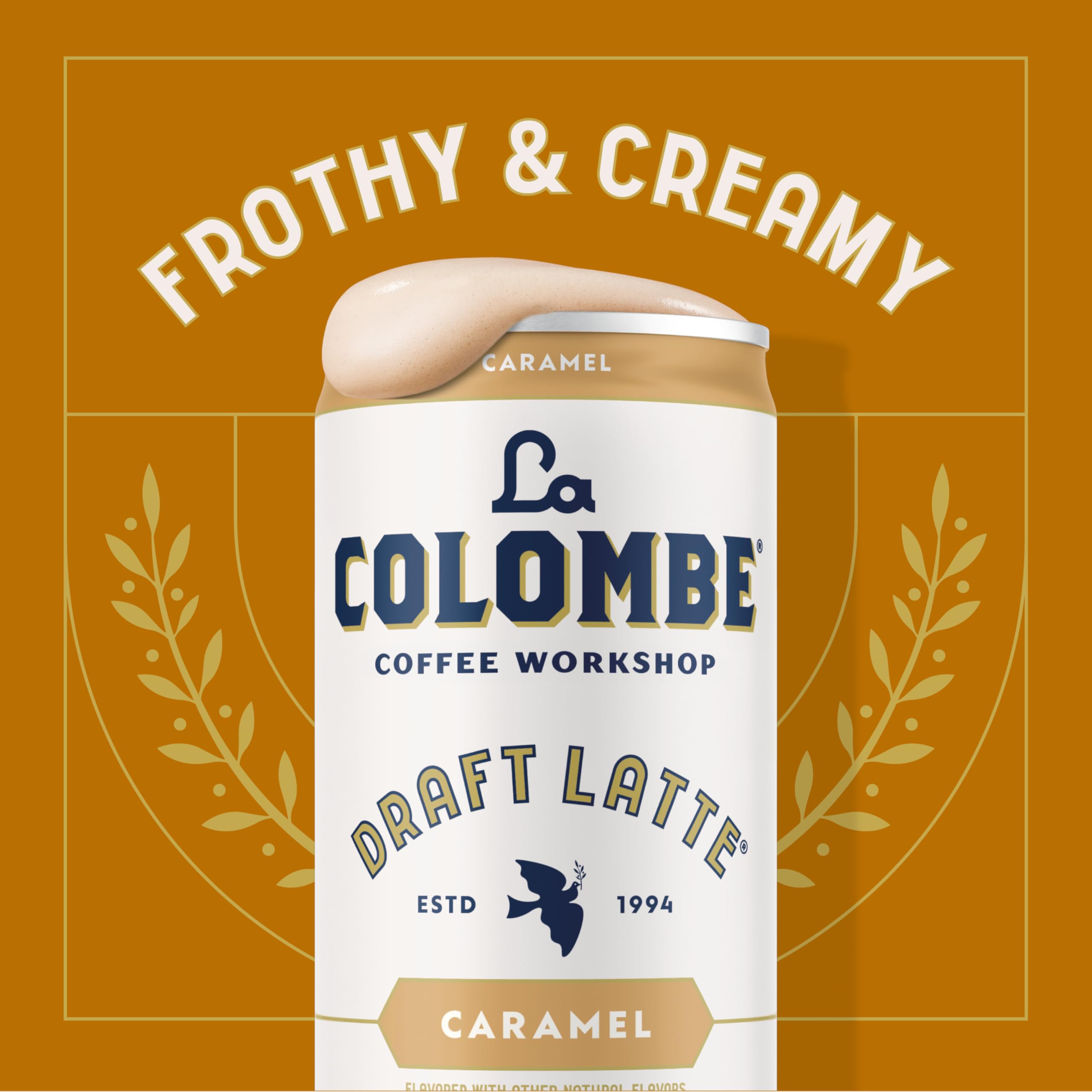 La Colombe coffee beans roast detail signals premium ingredients.