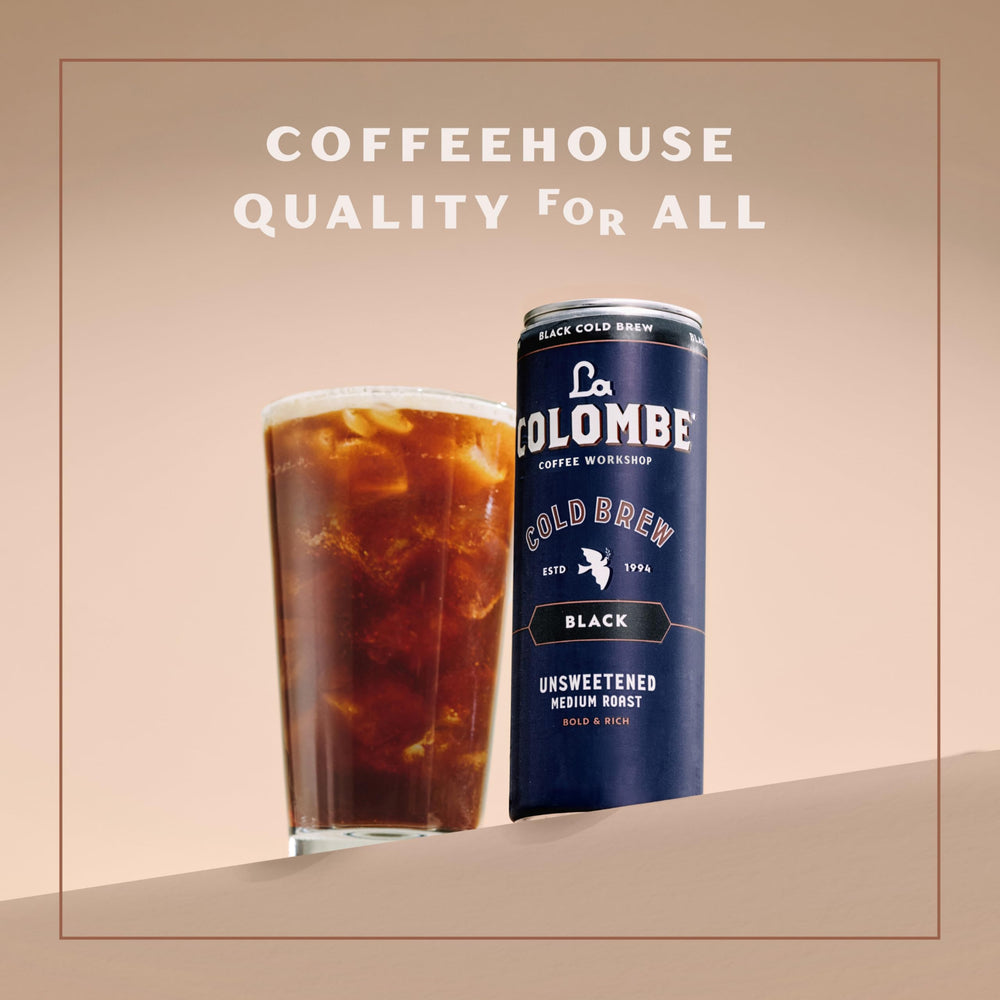 Cold brew being poured into a glass for a smooth, bold sip.
