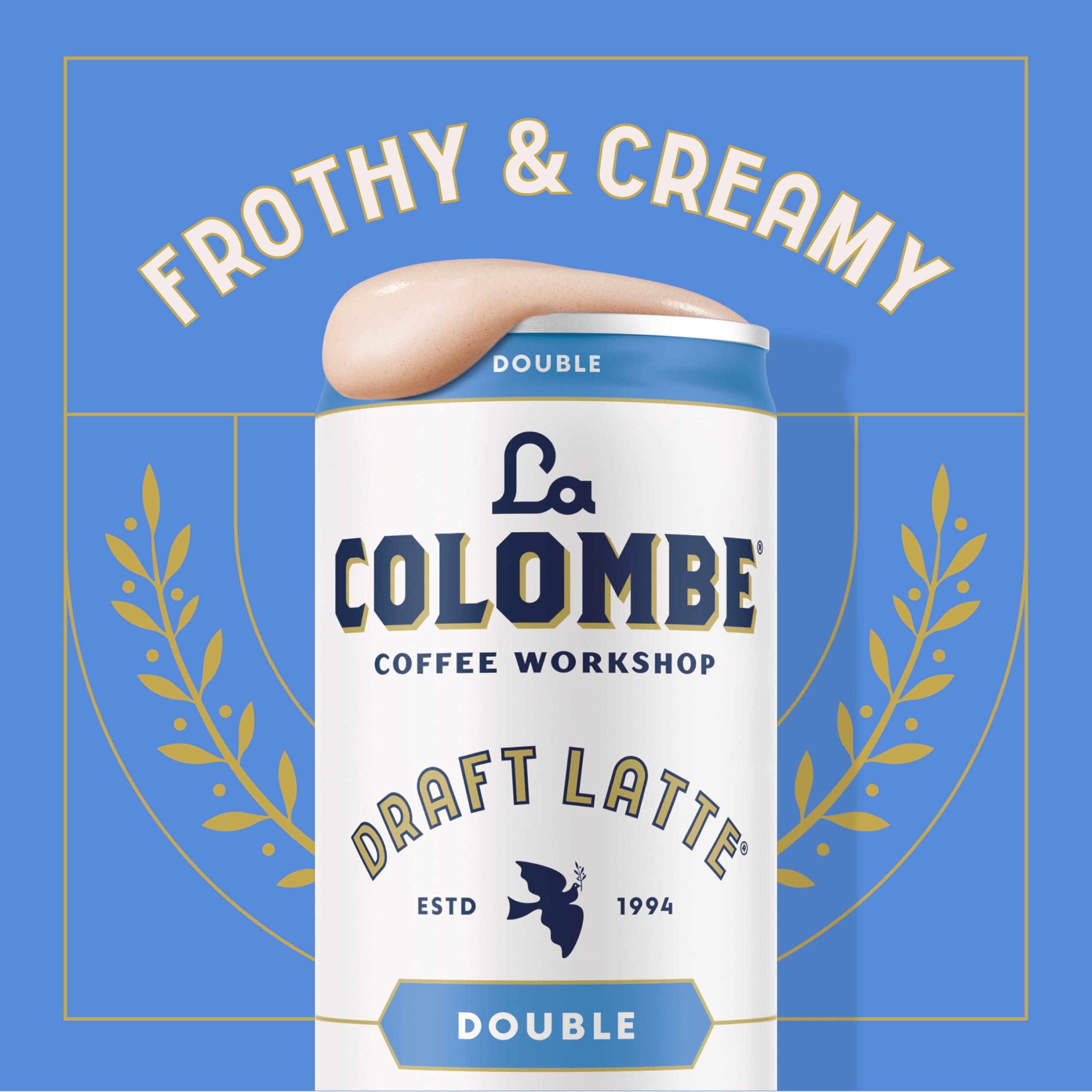 Lactose-free milk in La Colombe Draft Latte for everyday refreshment.