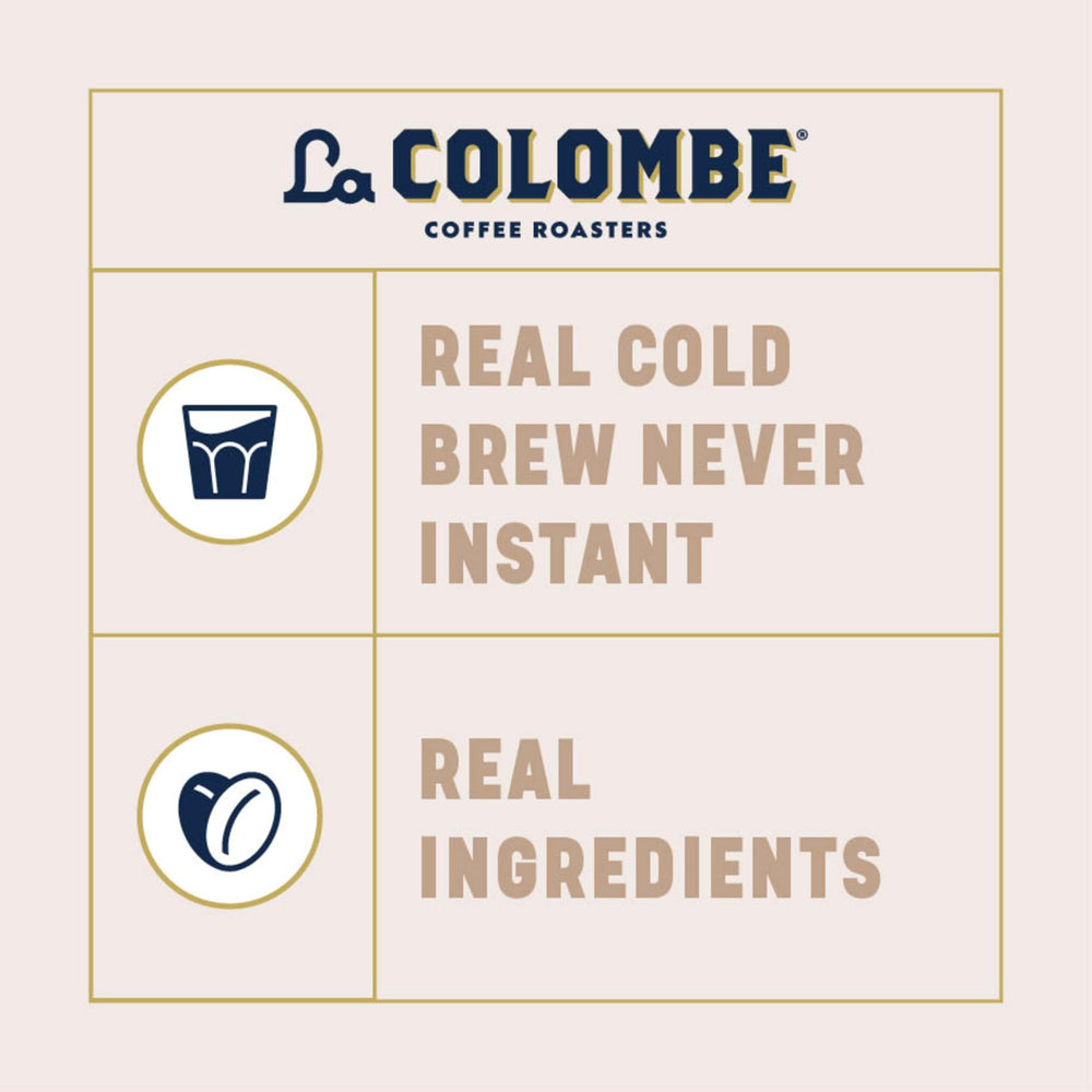 La Colombe Draft Latte Vanilla can emphasizes creamy flavor from real ingredients