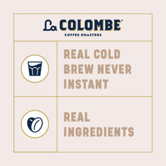 La Colombe Draft Latte Vanilla can emphasizes creamy flavor from real ingredients