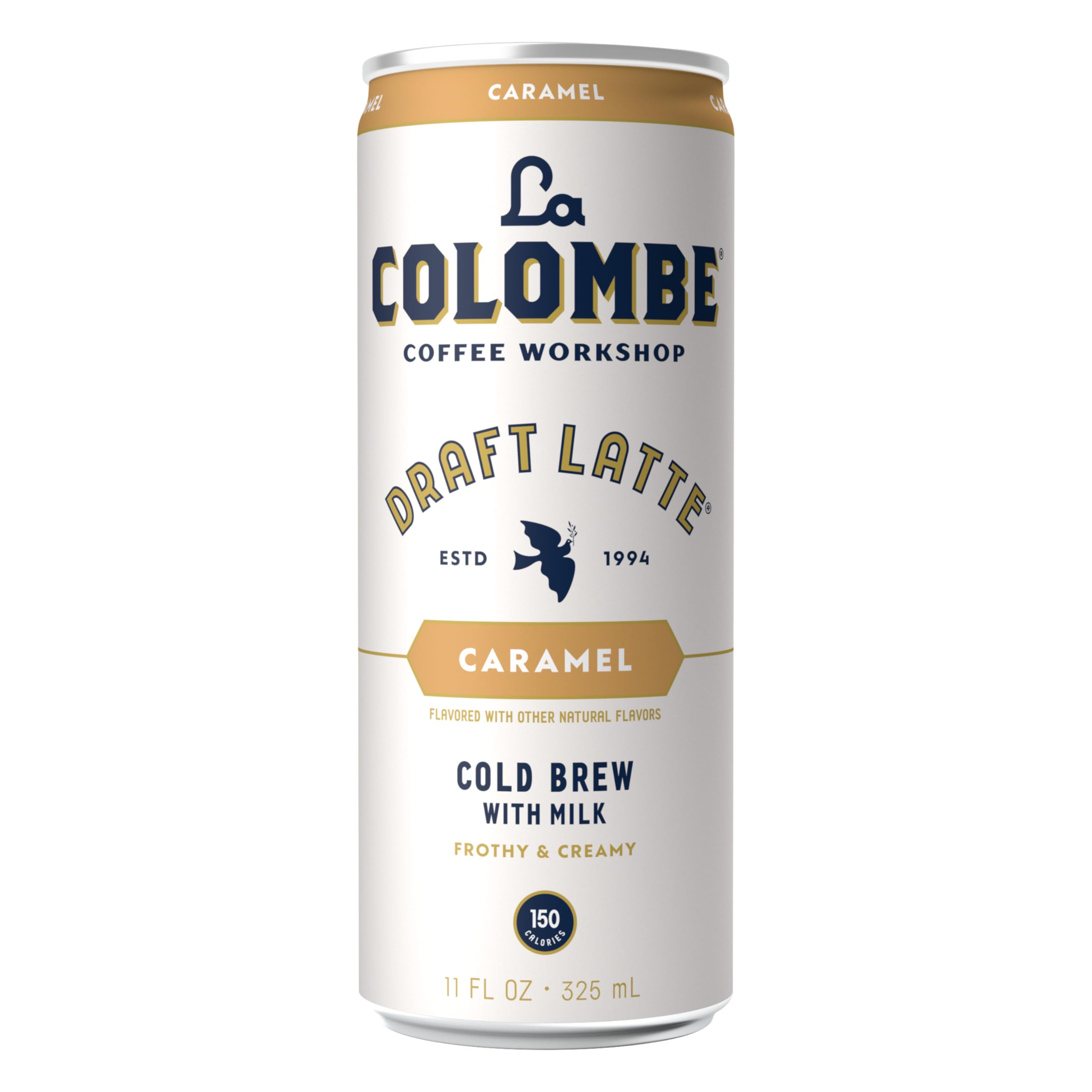 La Colombe milk label highlights non-GMO dairy sources.