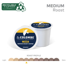 La Colombe Nizza aroma hints honey and roasted nuttiness for a balanced cup.