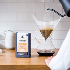 Brewing La Colombe Nizza to unlock chocolatey, nutty, medium-roast character.