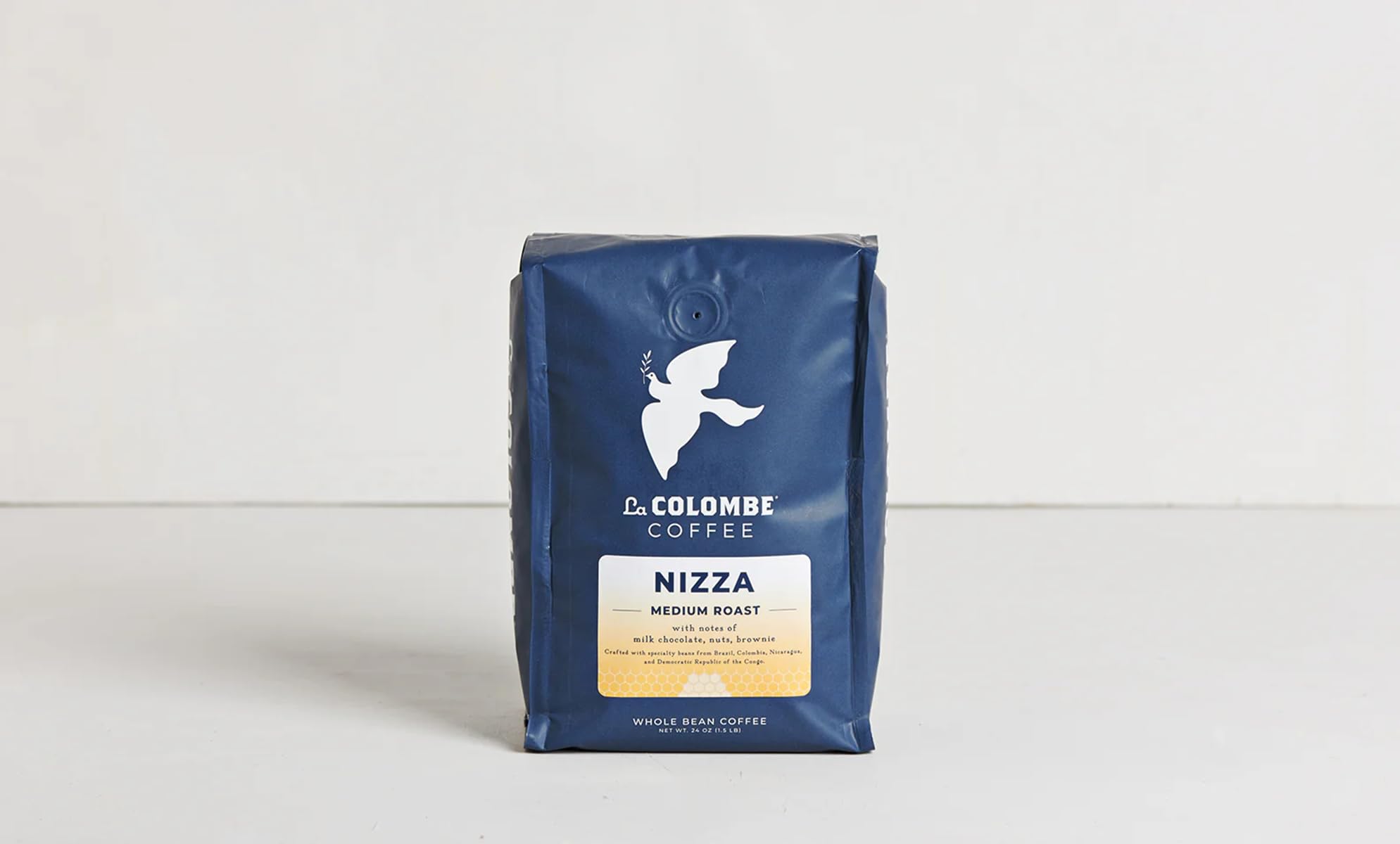 La Colombe Nizza bag enables rich, honey-sweet, nutty flavors in every cup.