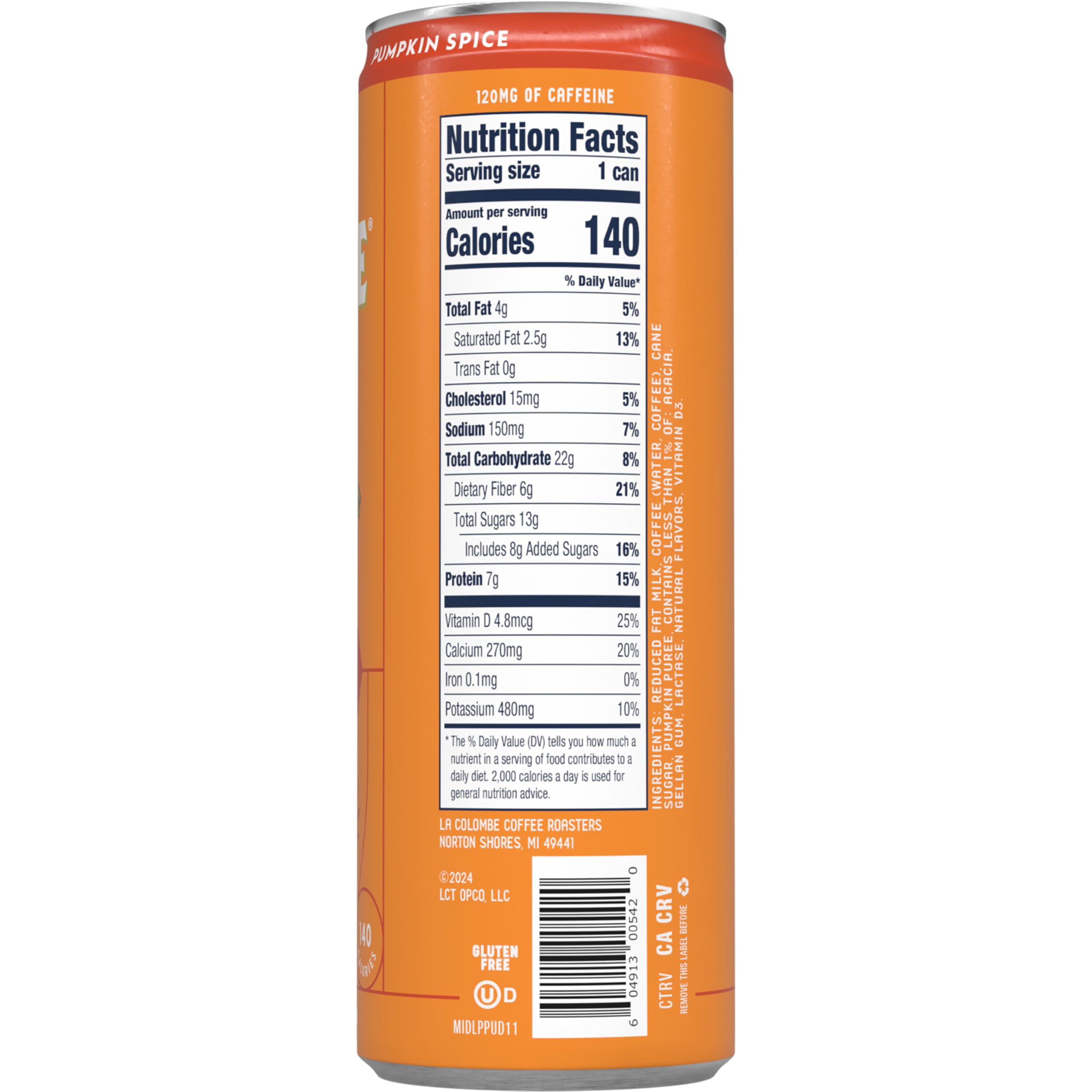 La Colombe real pumpkin puree swirl close-up for autumn flavor