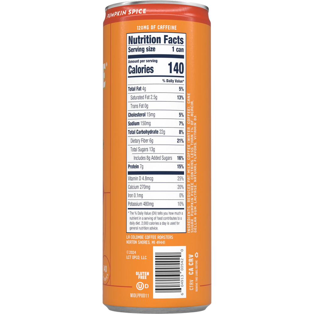 La Colombe real pumpkin puree swirl close-up for autumn flavor