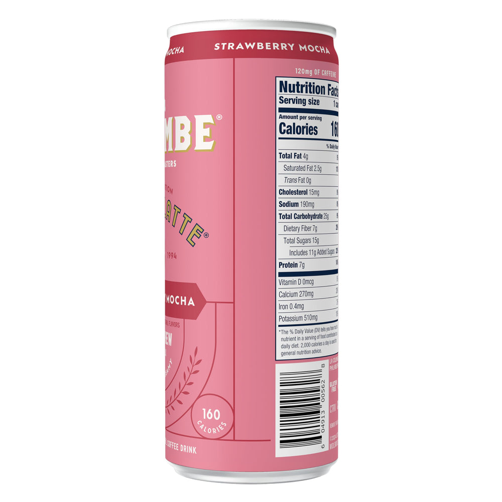 Label highlights real ingredients and natural flavors for this latte.