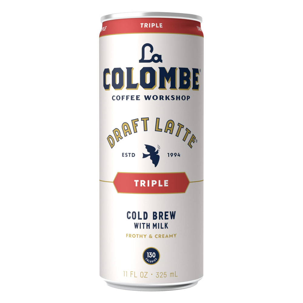 La Colombe latte can highlight vanilla extract aroma and quality ingredients