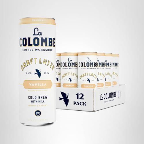 Ready-to-drink La Colombe Vanilla Draft Latte for refreshment anywhere