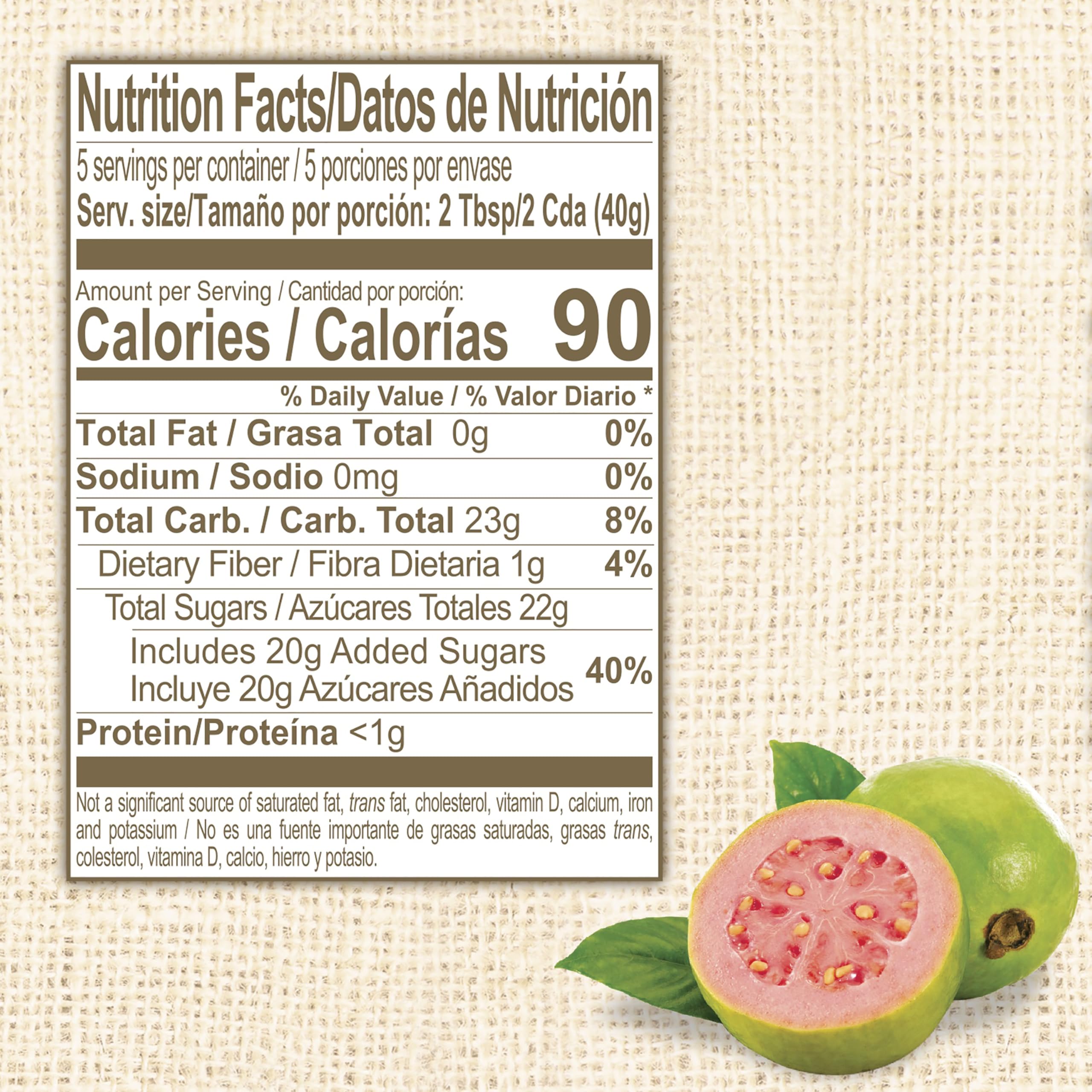 La Constancia Guava Spread closeup showing natural color and creamy texture.