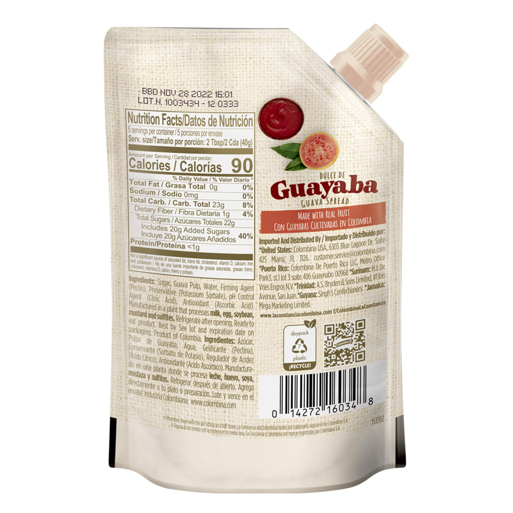 La Constancia Guava Spread finishing touch on desserts with bright aroma.