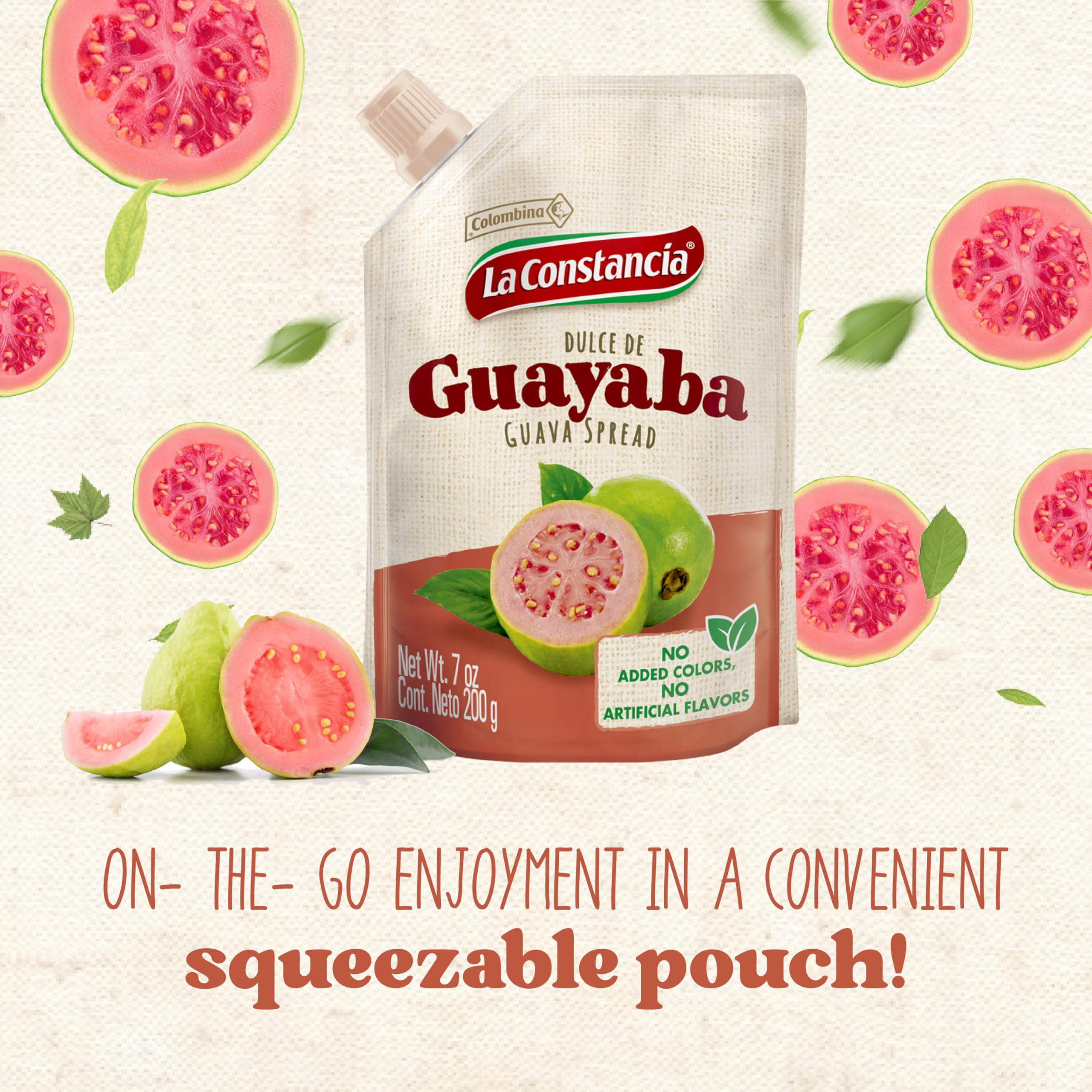 La Constancia Guava Spread as a dip for fresh fruit variety.