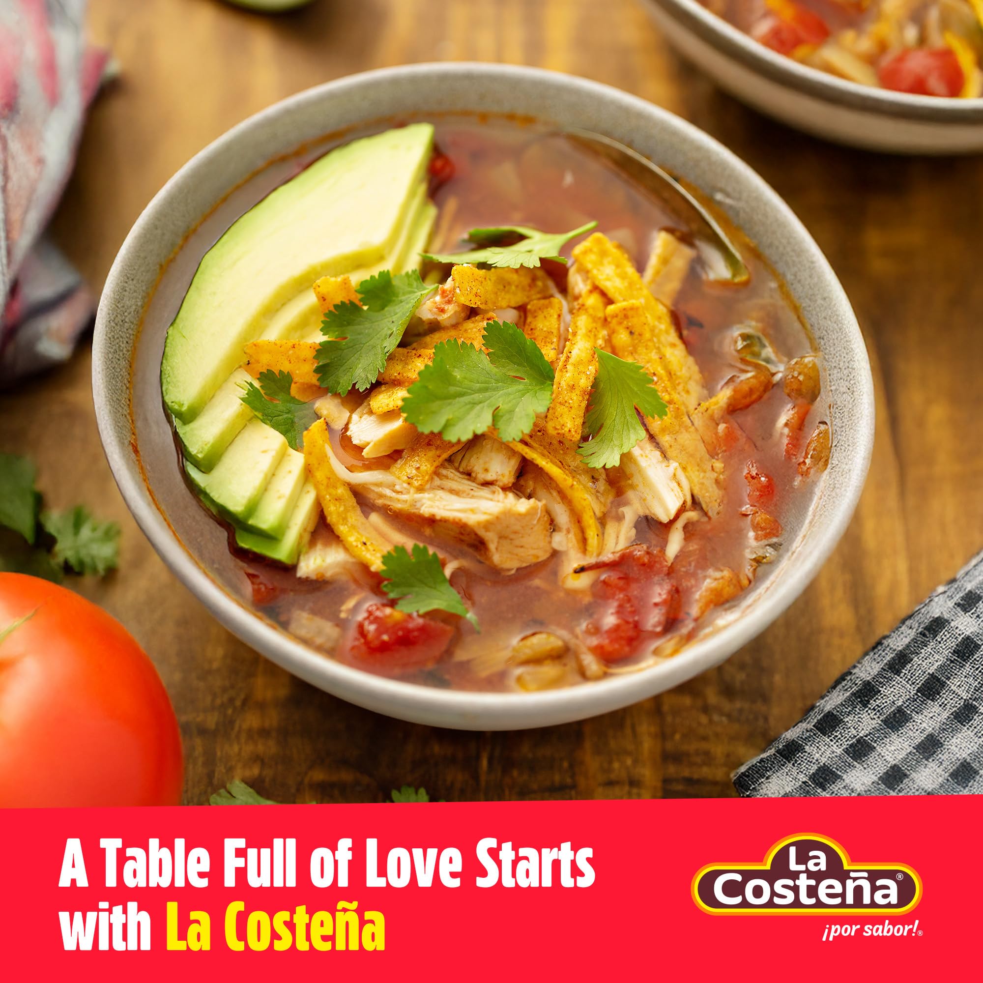 La Costeña hot peppers in adobo sauce elevate tacos and dips.