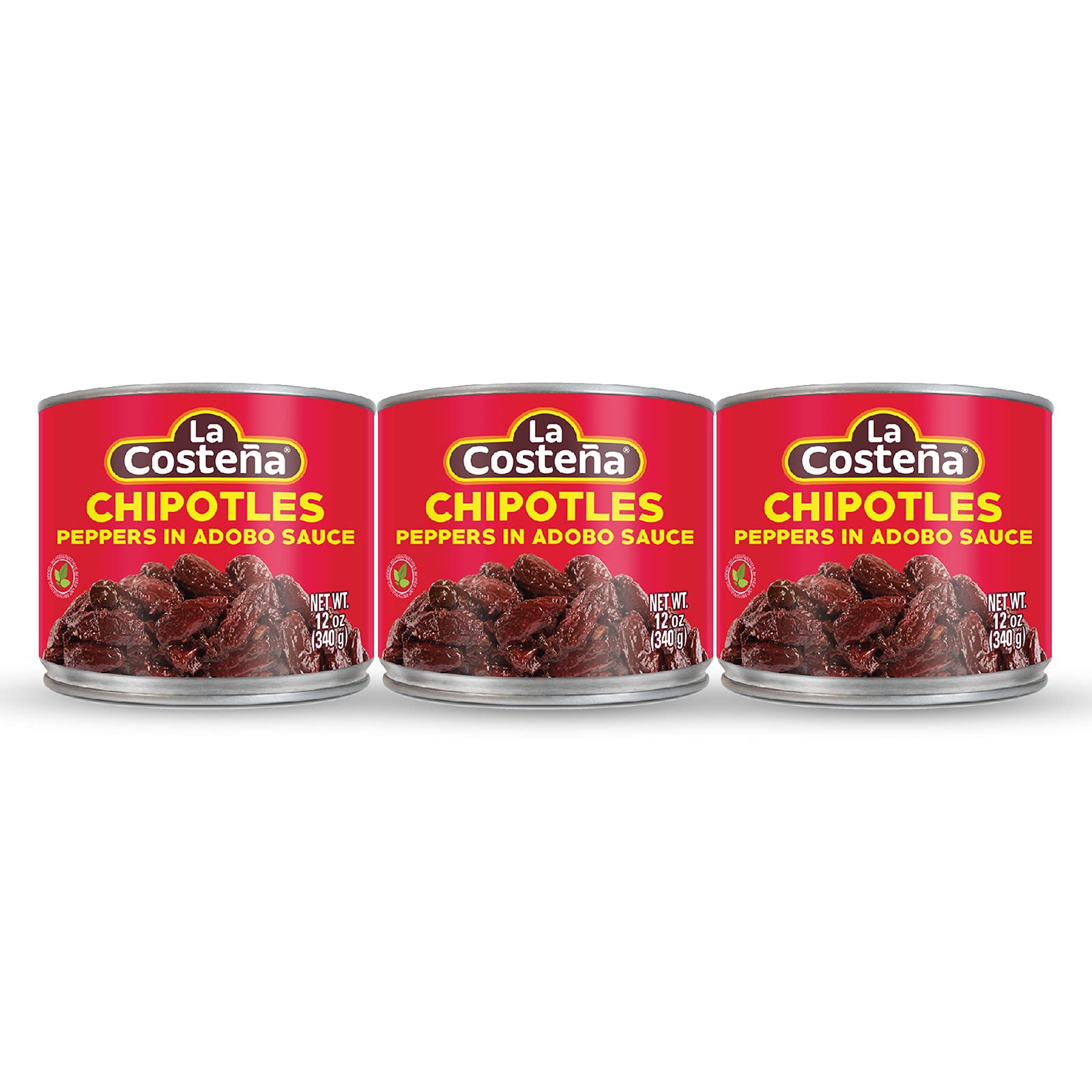 La Costeña serrano peppers in adobo sauce jar deliver tangy heat for salsas and stews.