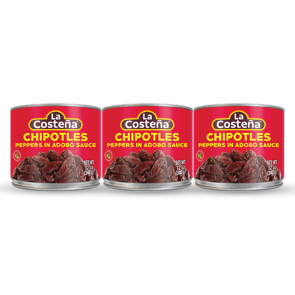 La Costeña serrano peppers in adobo sauce jar deliver tangy heat for salsas and stews.