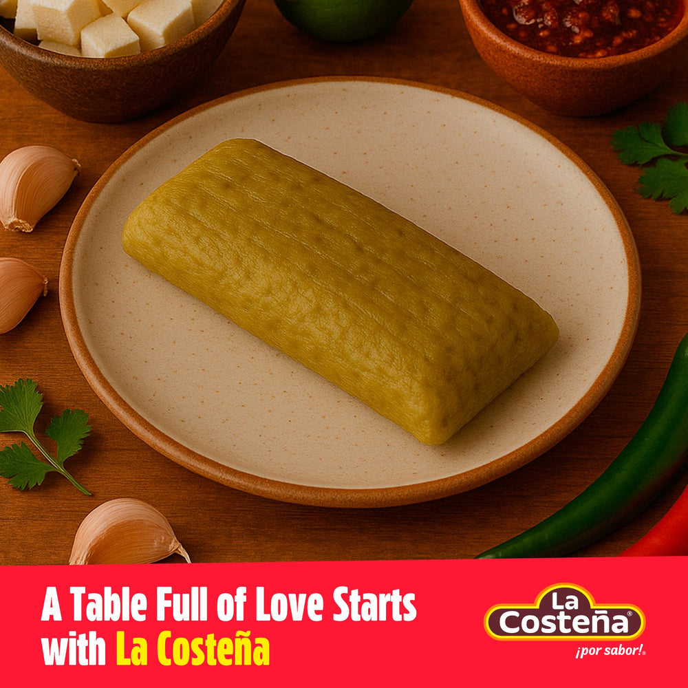 La Costena served-tamales-on-plate presents a satisfying lunch option ready to enjoy