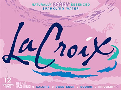 Close-up of La Croix Berry can highlighting recyclable packaging and eco-friendly design