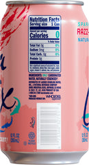 La Croix Cran-Raspberry can side angle showcasing sleek recyclable packaging.