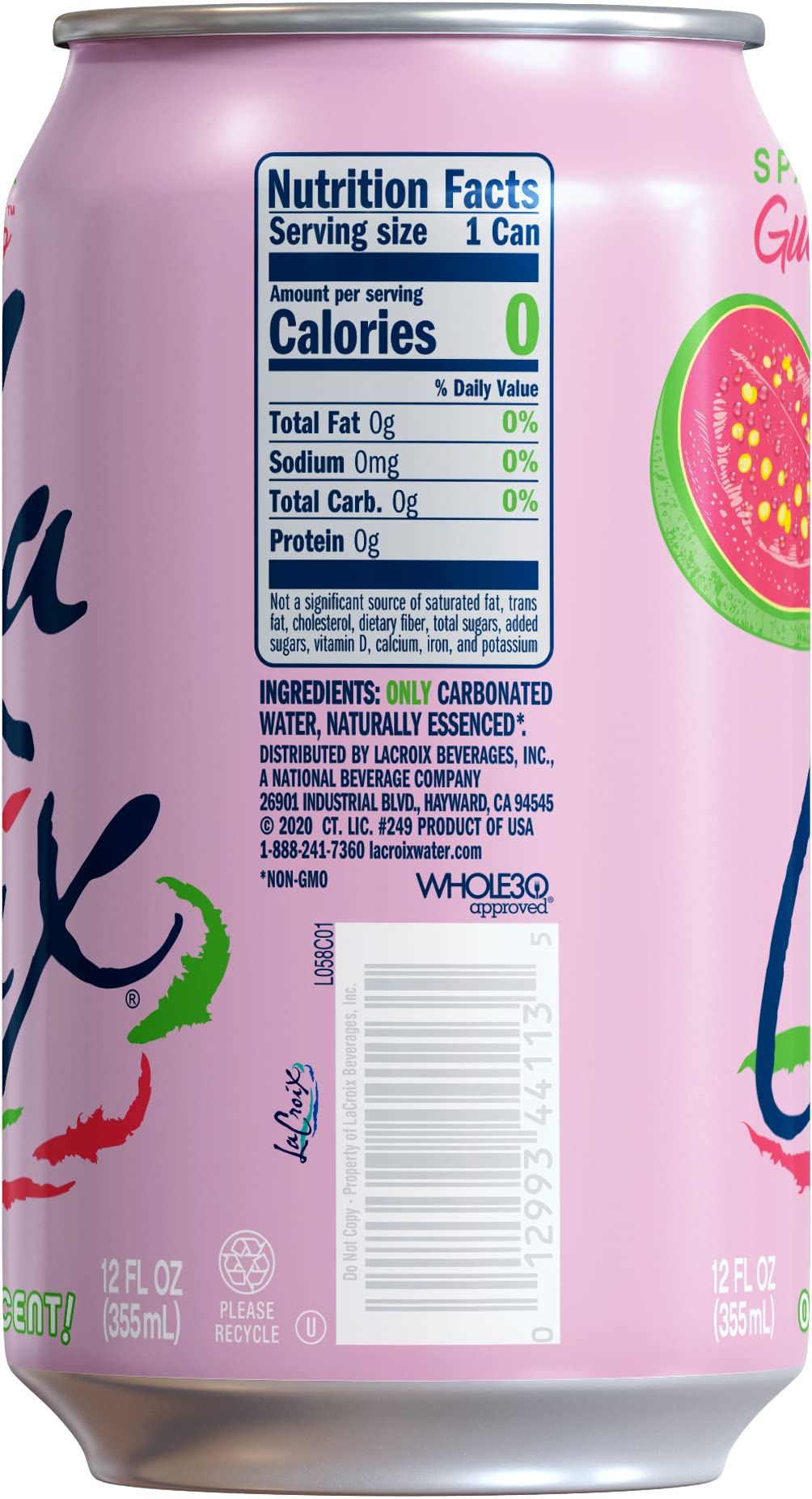 La Croix Guava Sao Paulo can emphasizes refreshing aroma and portability.