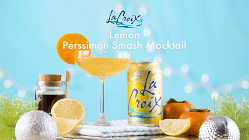 Lemon-themed La Croix scene at a bright table setting