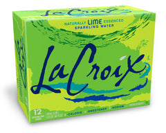 La Croix Lime can close up, crisp citrus flavor without calories.