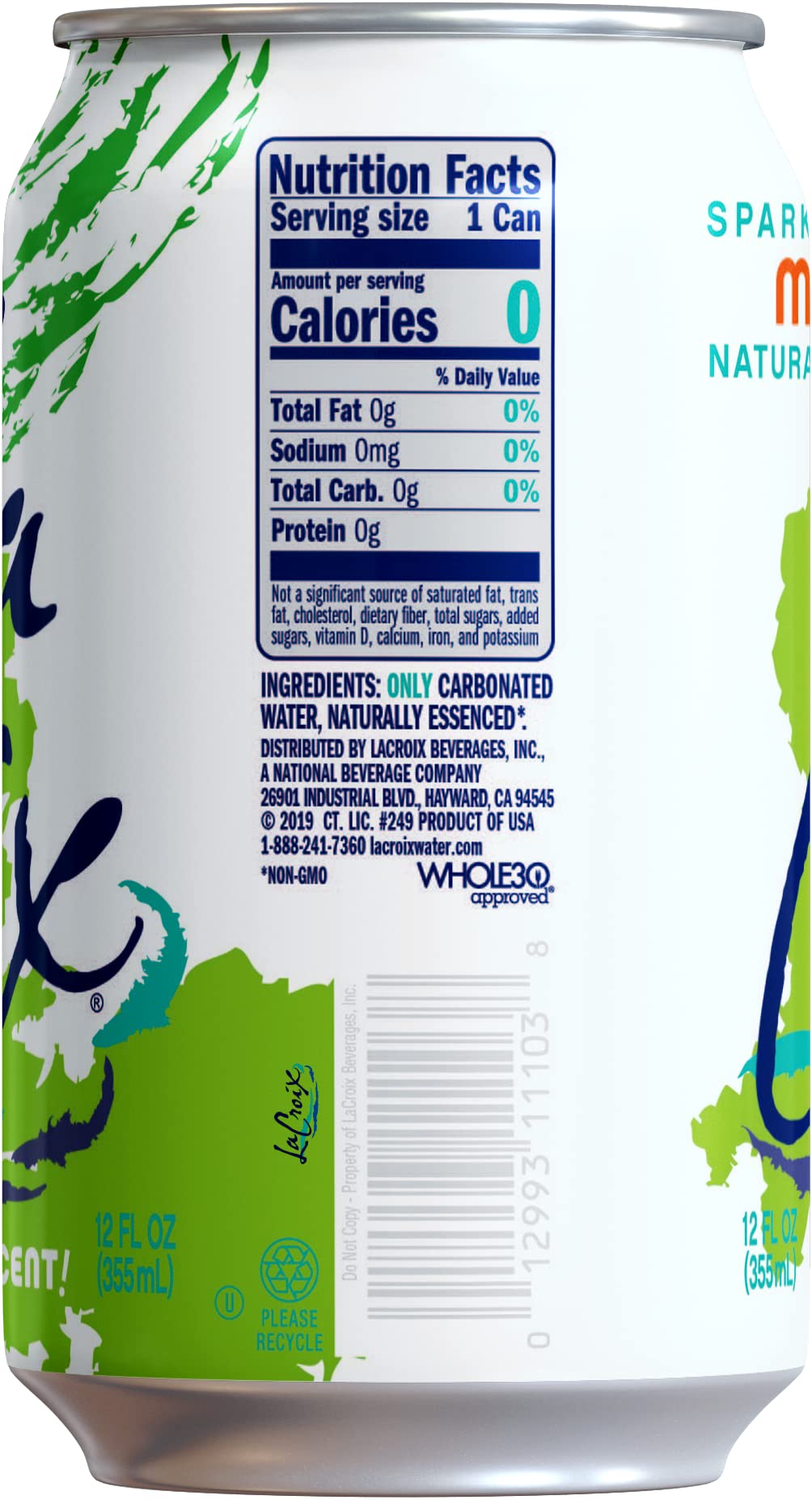 La Croix Mango pour into glass showing bright bubbles and tropical aroma.
