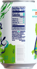 La Croix Mango sparkling water bottle pouring to reveal natural flavor