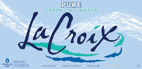 La Croix Pure on kitchen counter ready for family hydration.