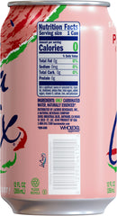 La Croix Watermelon Sparkling Water in a glass with ice highlighting natural essence aroma