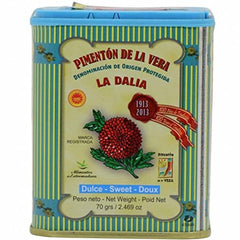 La Dalia Sweet Smoked Paprika pack shot from Spain highlighting aroma and flavor depth