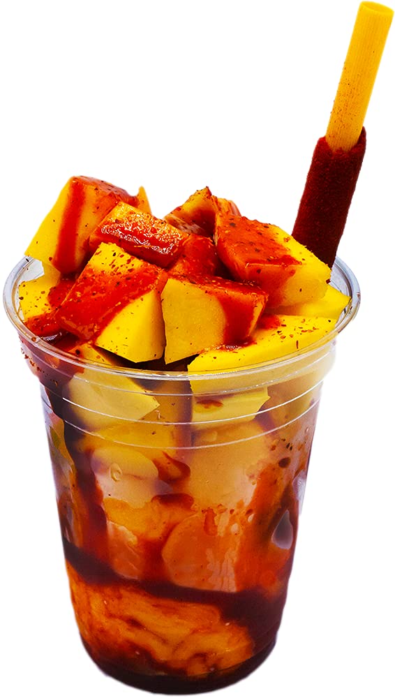 La Helada Banderilla tamarindo texture detail on candy sticks