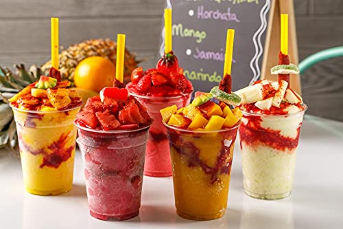 La Helada tamarindo straw used with fruit bowls and desserts