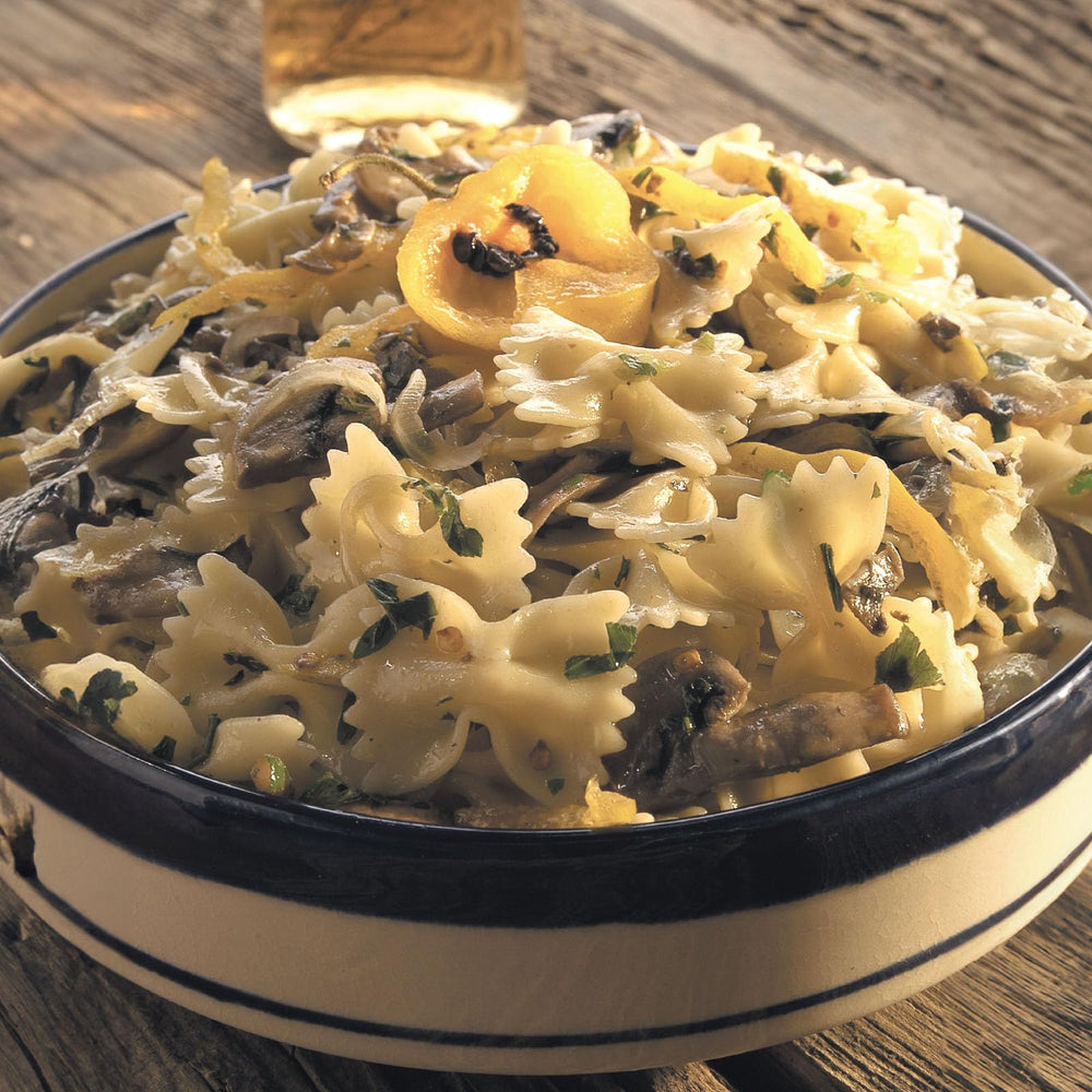 La Moderna pasta enriched with iron, fiber, and B vitamins.