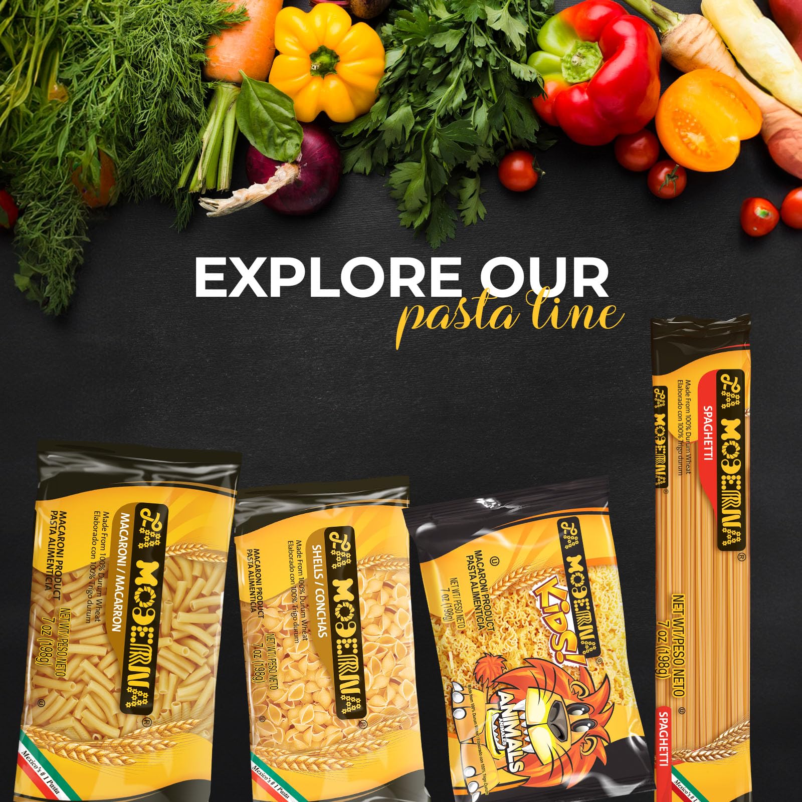 La Moderna elbow pasta ideal for macaroni cheese.