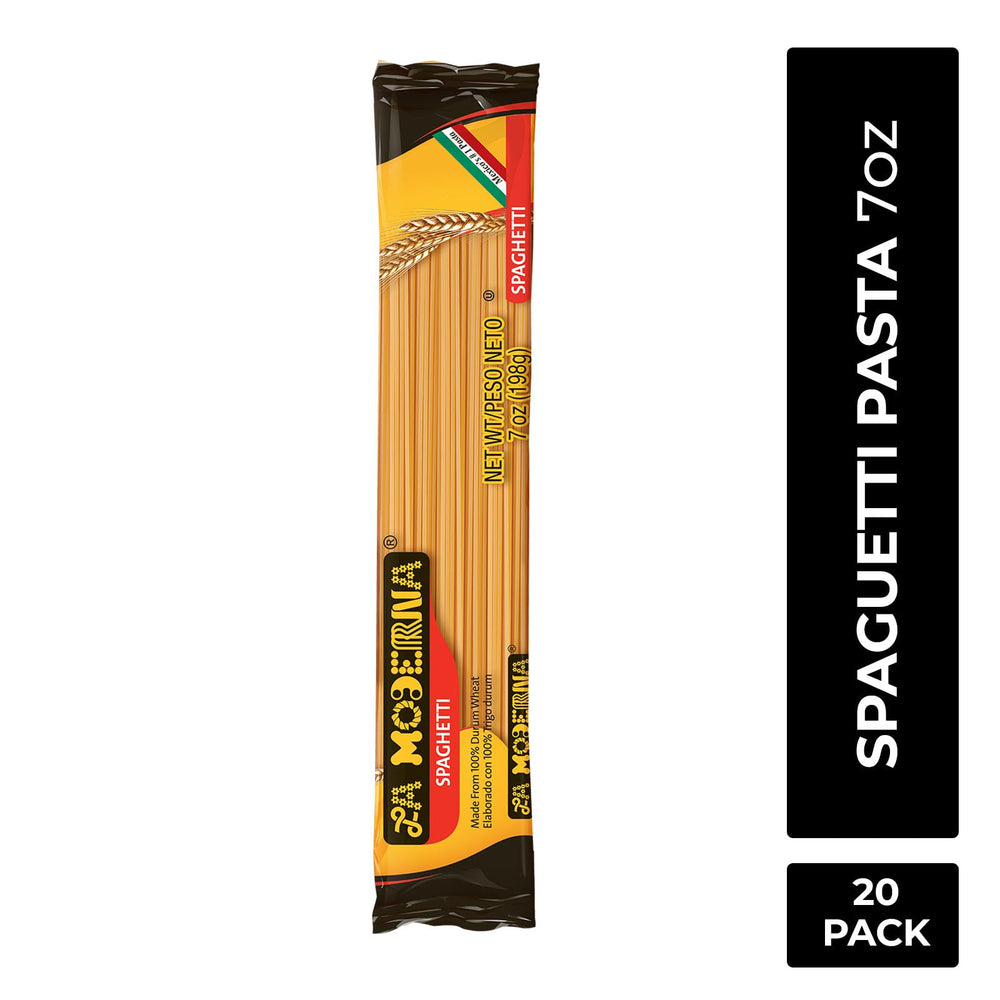 La Moderna spaghetti bags close-up highlight convenient portions.
