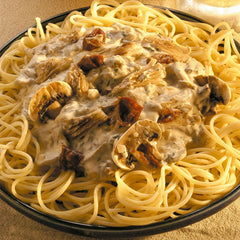 La Moderna spaghetti durum wheat semolina detail for firm bite.