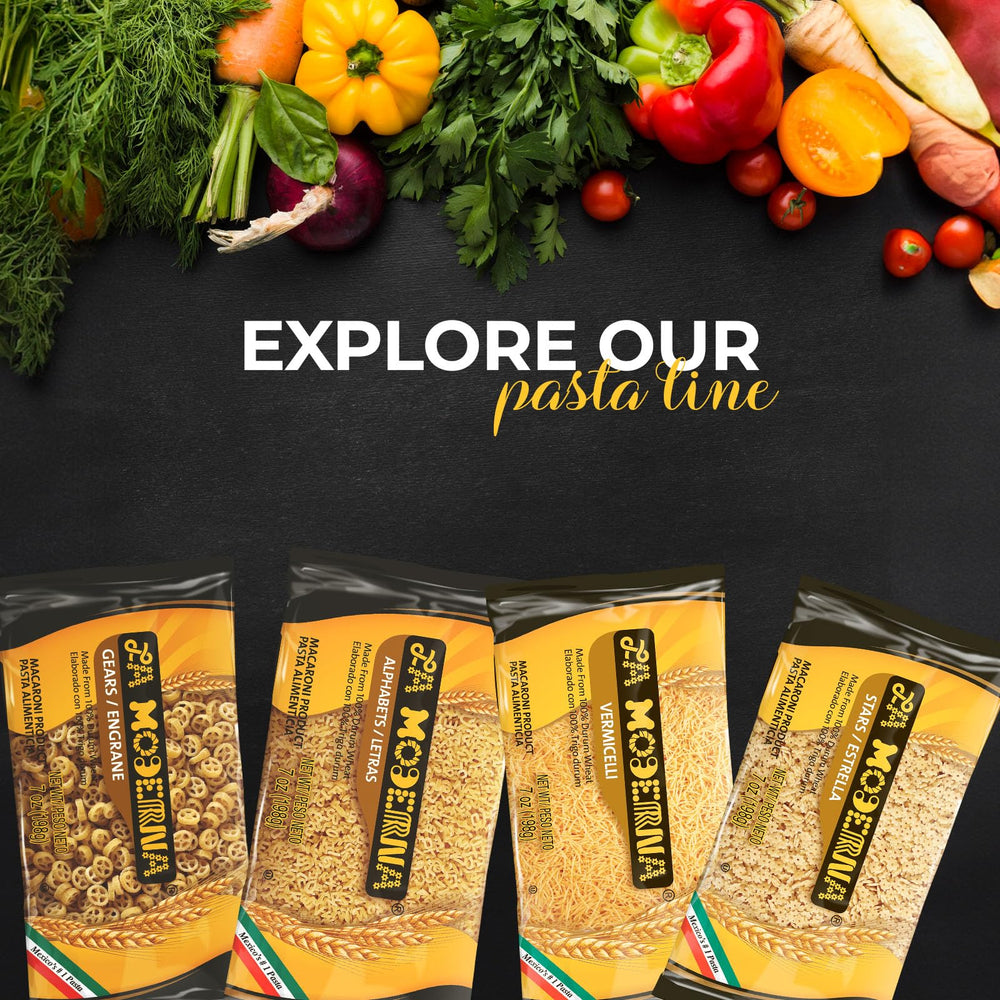 La Moderna spaghetti kosher and non-GMO ingredients for inclusive meals.