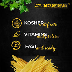 La Moderna Vermicelli fortified with iron and B vitamins for everyday nutrition.