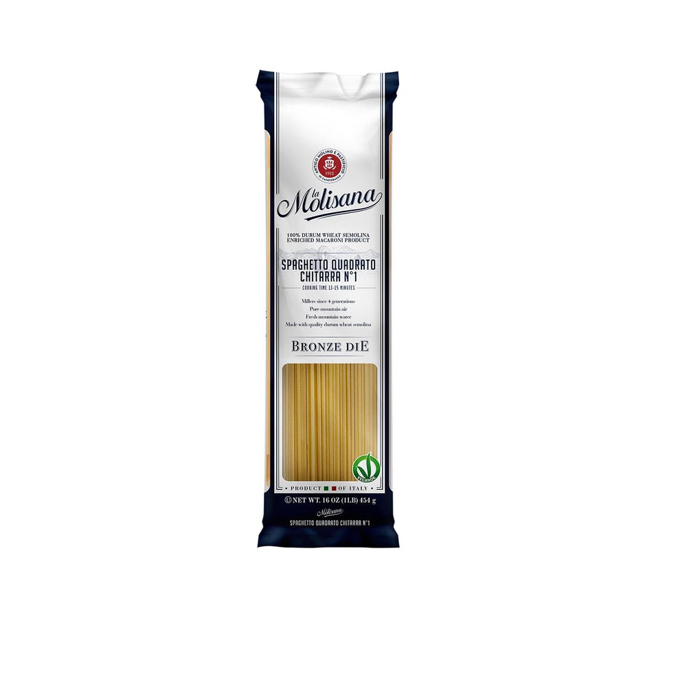 La Molisana Spaghetti Chitarra square-cut pasta, perfect for hearty sauces.