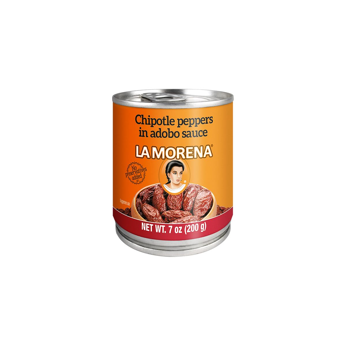 La Morena chipotle peppers in adobo sauce jar for authentic flavor