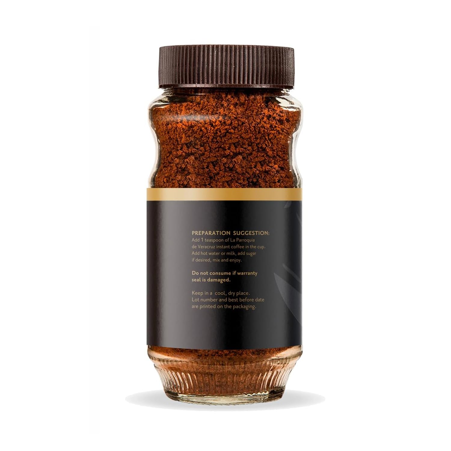 La Parroquia Veracruz heritage branding reflects Mexican coffee tradition.