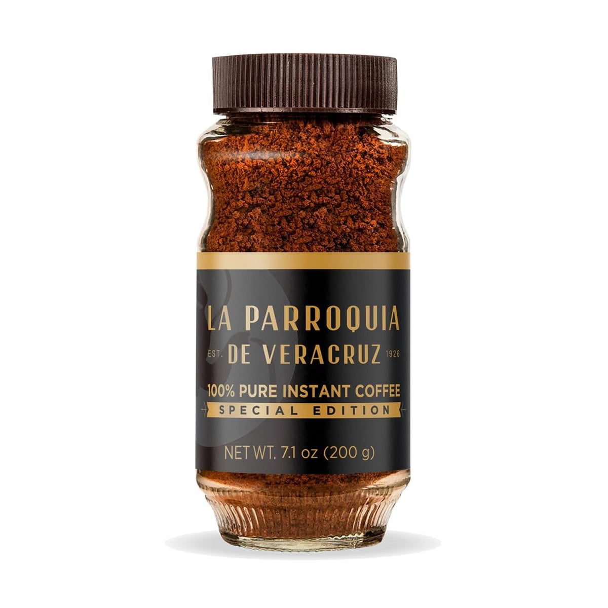 La Parroquia Veracruz premium instant coffee pack shot highlights convenient packaging for quick mornings.