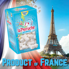 La Perruche sugar cubes sparkling in champagne with refined sweetness.
